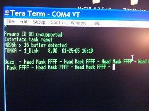 Serielle Verbindung hergestellt